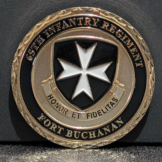 US Army 65th Infantry Regt Coin